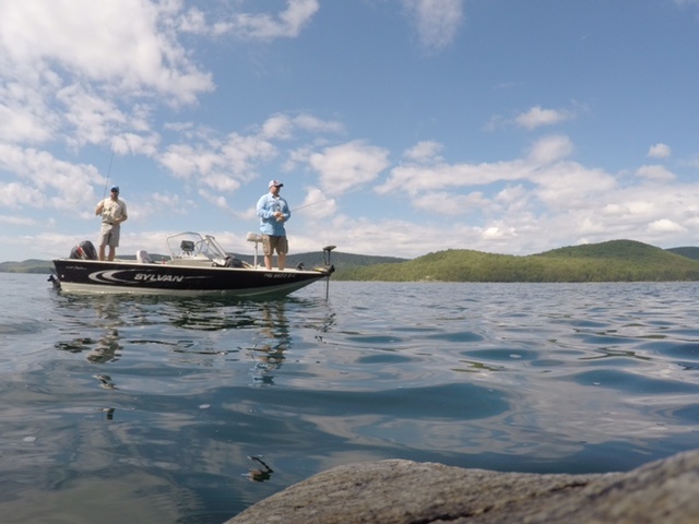 Me and my fishing partner at the Q